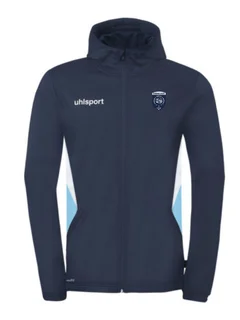 VESTE CAPUCHE UHLSPORT ADULTE