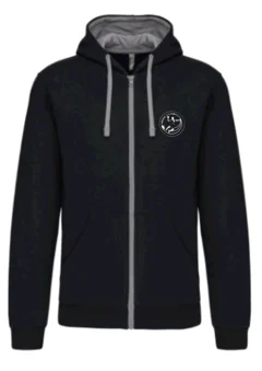 Veste capuche bi-color